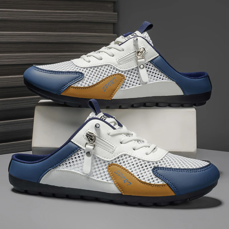 Casual Sneakers Men - Summer Slippers for Men Trendy Flat