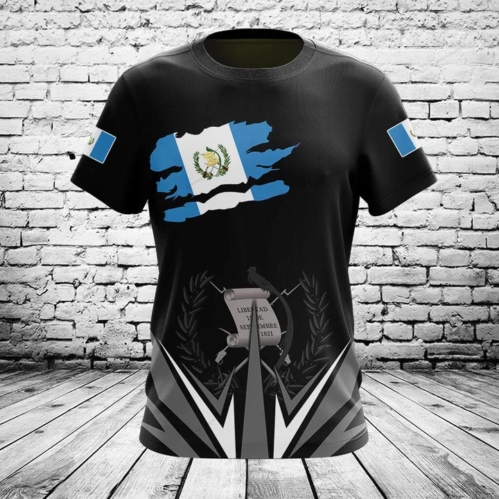 Men'S Fashion Guatemala - Custom Name Summer Casual Guatemala Flag