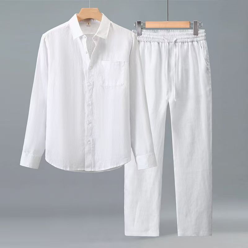 Mens Fashion Style - (Shirt + trousers) 2026 summer men
