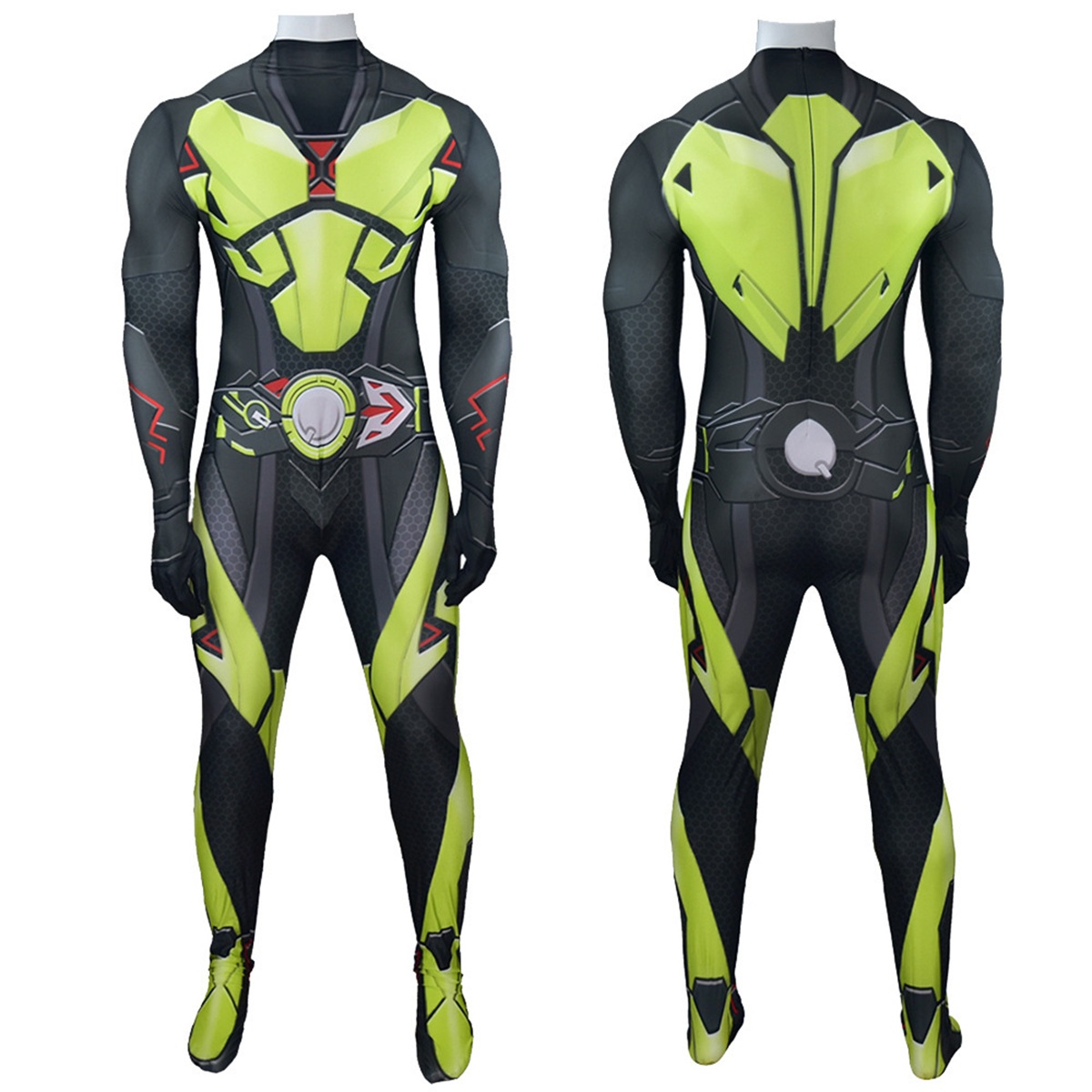 Mens Fashion Jumpsuit - Movie Halloween Kamen Rider Cosplay Metabee