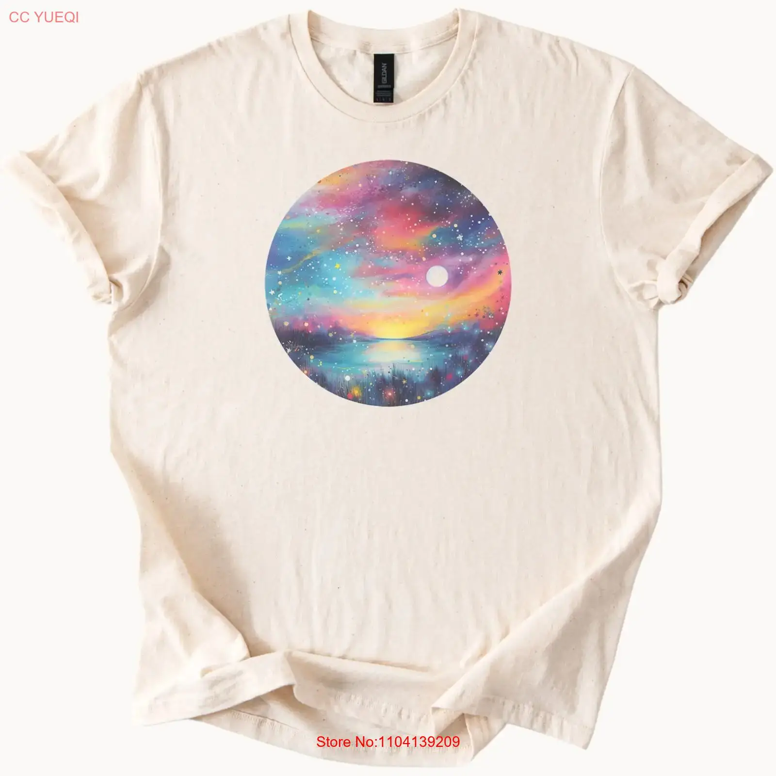 Men'S Fashion Aesthetics - Cosmic Night Sky T Shirt Galaxy