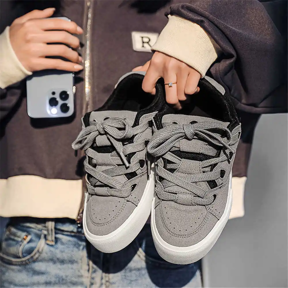 Men'S Fashion For Big Guys - With Lacing Hiphop Women's School Shoes