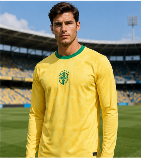Mens Fashion Style - Brazil 2026 Commemorative Edition 3D Printed
