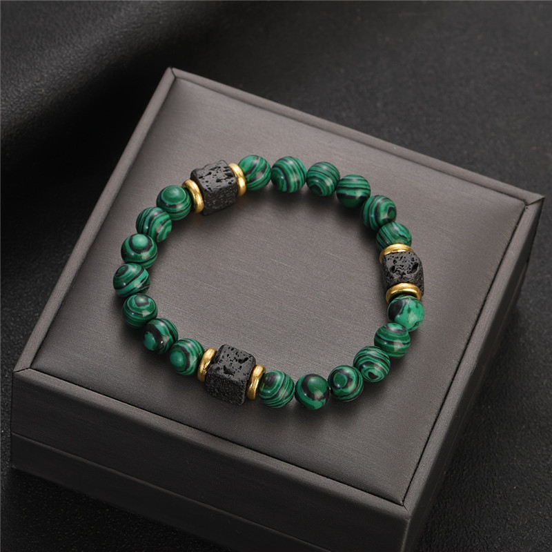 1pc New Malachite Bracelets Me - đánh giá và giá Mens Fashion Help