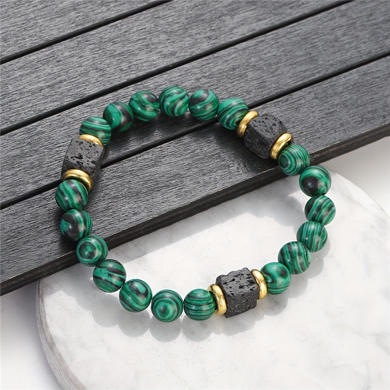 1pc New Malachite Bracelets Me - đánh giá và giá Mens Fashion Help