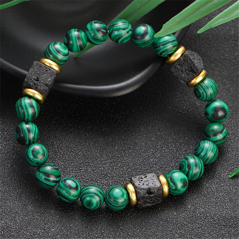 1pc New Malachite Bracelets Me - đánh giá và giá Mens Fashion Help