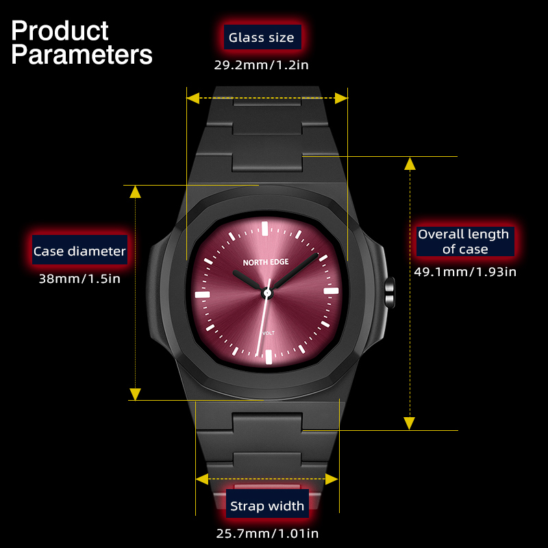 NORTH EDGE Watch for Man New V - đánh giá và giá Men'S Fashion Box