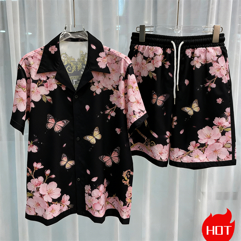 Digital printed men's set fash - đánh giá và giá Mens Fashion Style