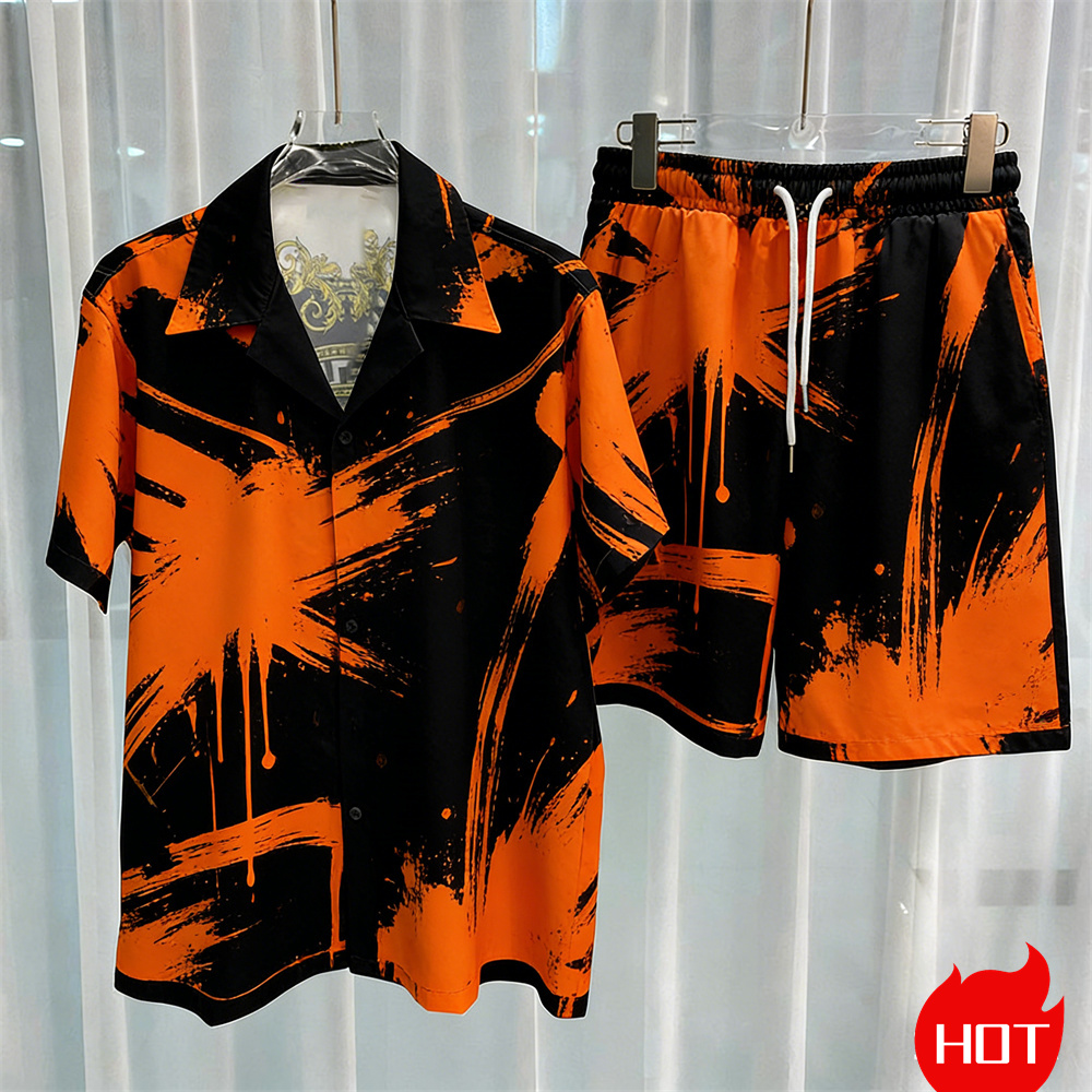 Digital printed men's set fash - đánh giá và giá Mens Fashion Style