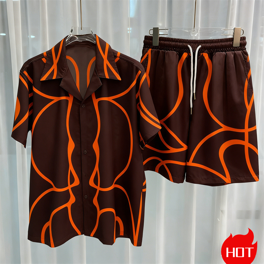 Digital printed men's set fash - đánh giá và giá Mens Fashion Style