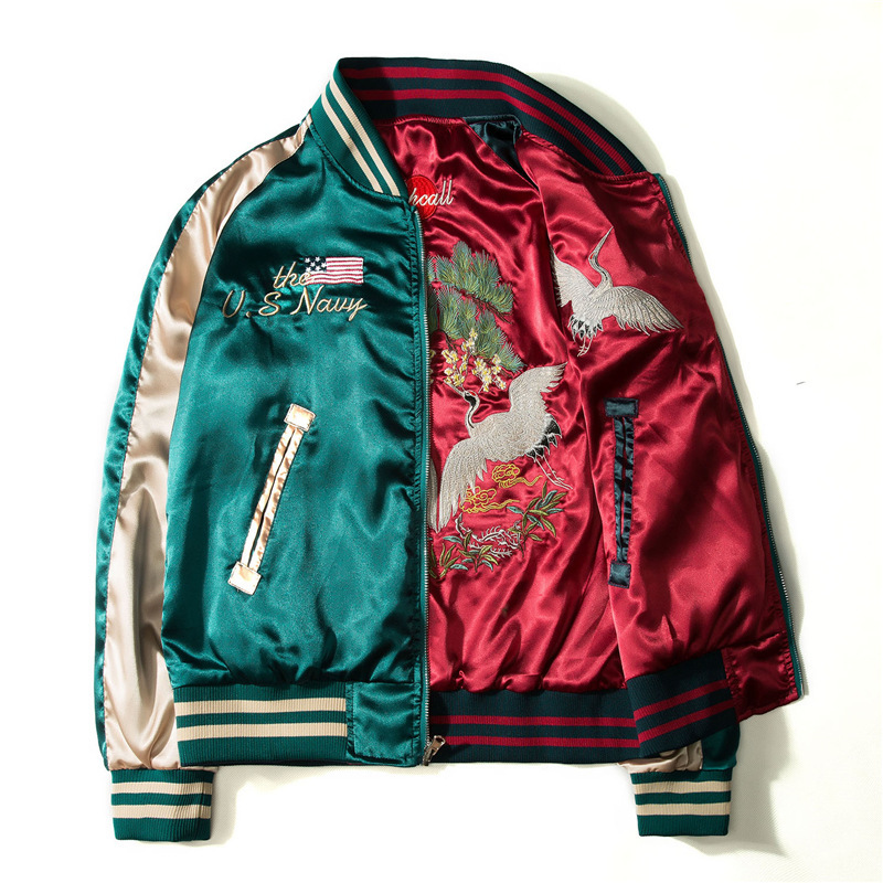 Reversible Baseball Jacket Men - đánh giá và giá Varsity Jacket Letterman