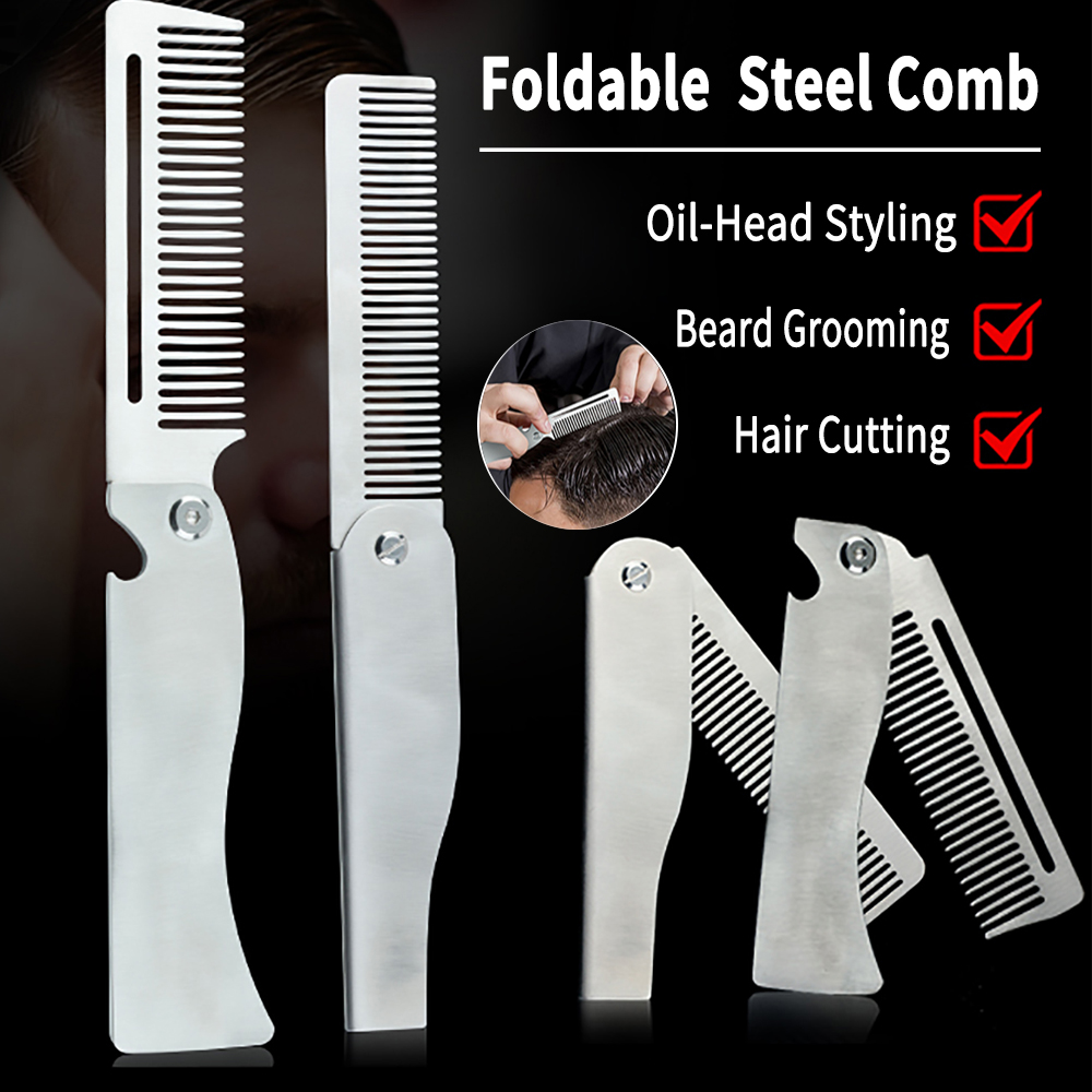 New Type 1/2PCS Portable Steel - đánh giá và giá Men Fashion Hair Style