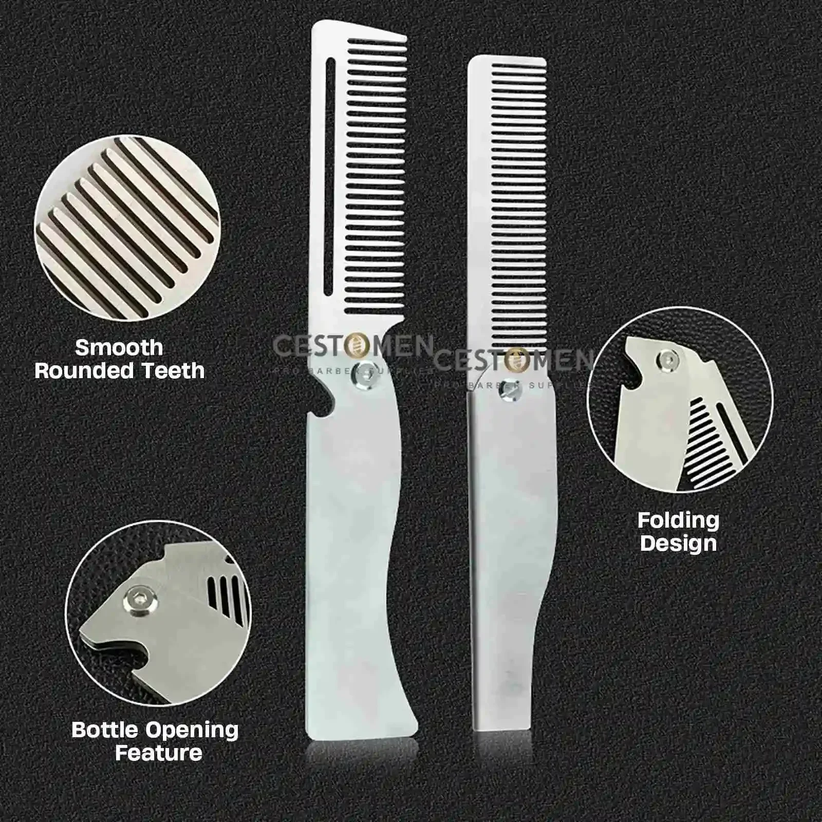 New Type 1/2PCS Portable Steel - đánh giá và giá Men Fashion Hair Style