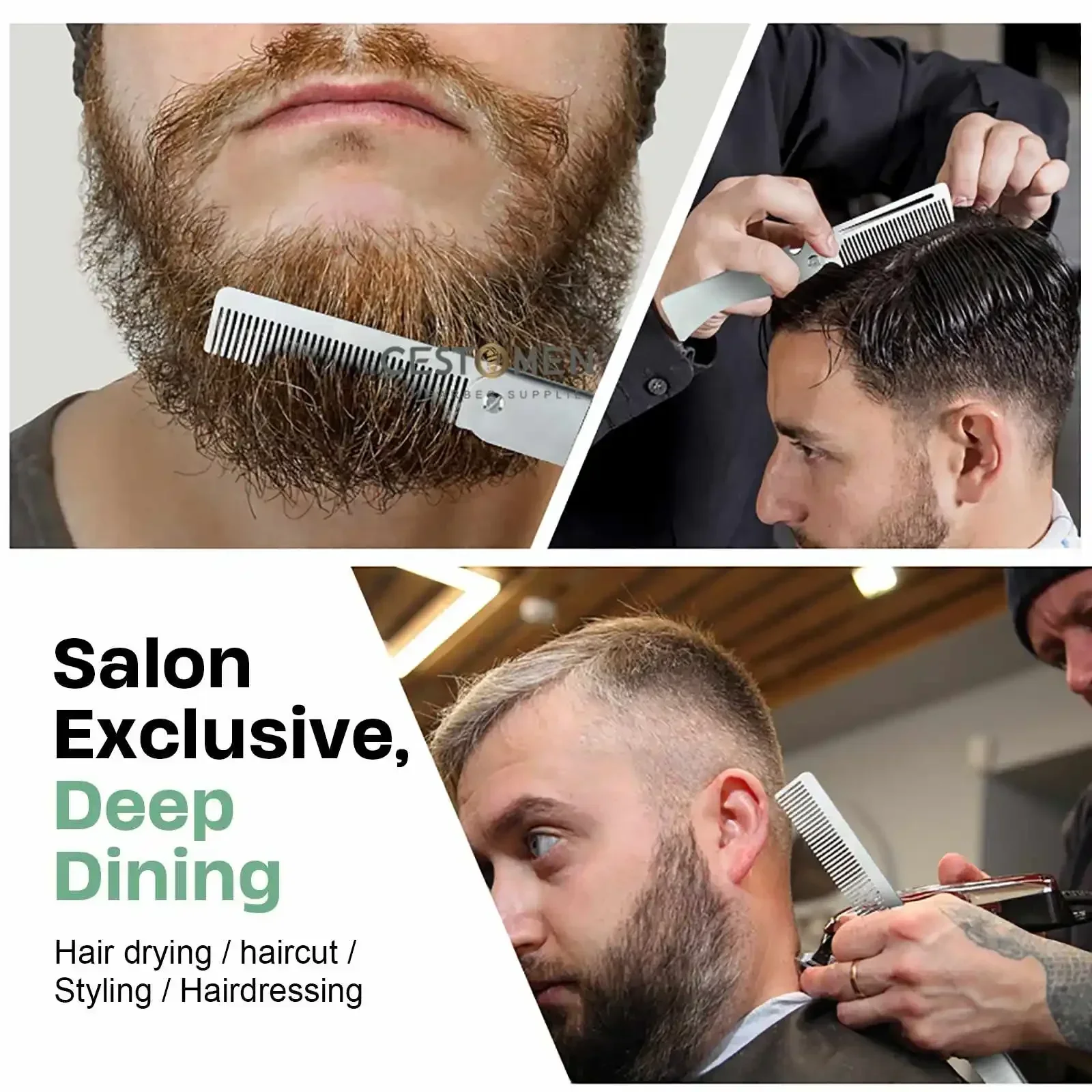 New Type 1/2PCS Portable Steel - đánh giá và giá Men Fashion Hair Style