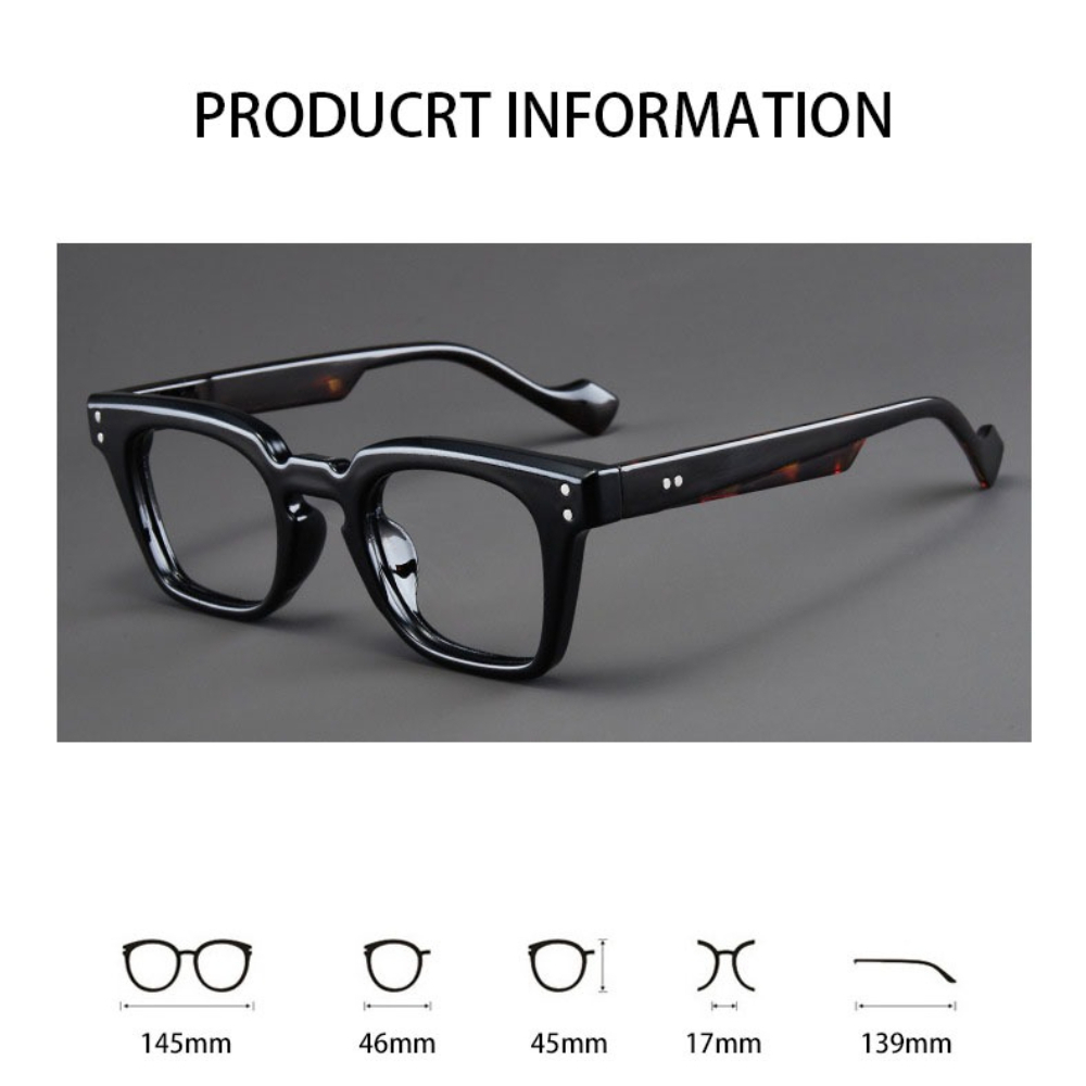 New Large-frame Eyeglasses Fas - đánh giá và giá Men'S Fashion Non Prescription Glasses