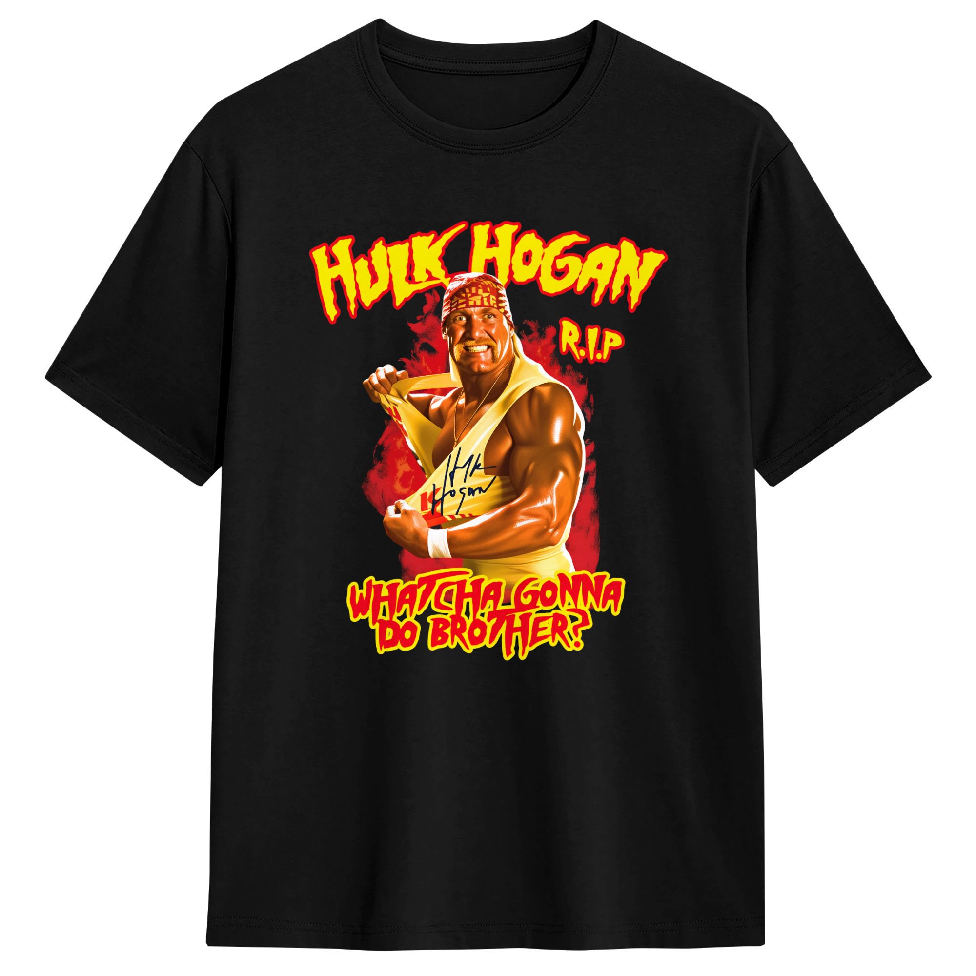 Classic RIP Hulk Hogan Print T - đánh giá và giá Men'S Fashion Aesthetics