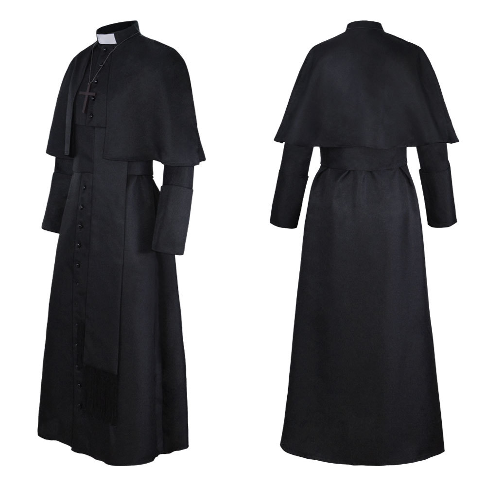 Men's Halloween Priest Costume - đánh giá và giá Mens Fashion Jumpsuit