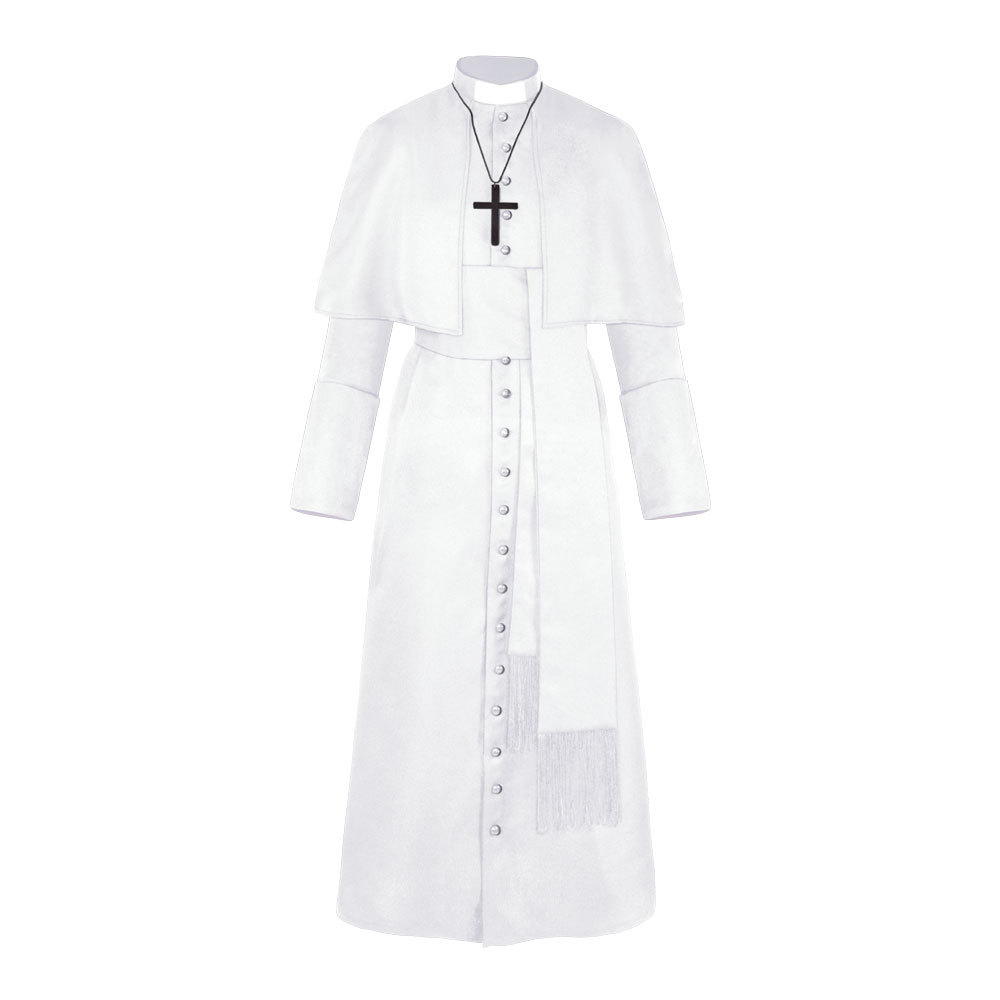 Men's Halloween Priest Costume - đánh giá và giá Mens Fashion Jumpsuit