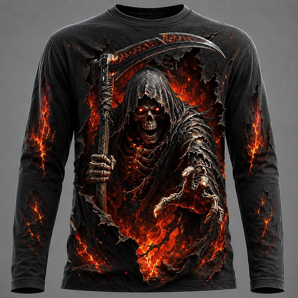 Halloween Men 3D Graphic Print - đánh giá và giá Men Fashion Upper