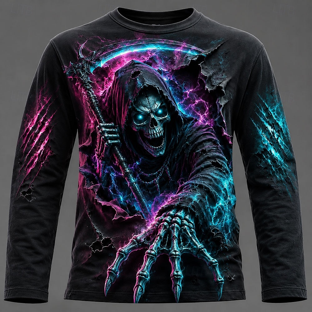 Halloween Men 3D Graphic Print - đánh giá và giá Men Fashion Upper