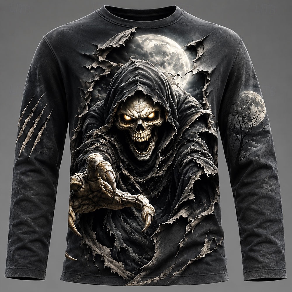 Halloween Men 3D Graphic Print - đánh giá và giá Men Fashion Upper