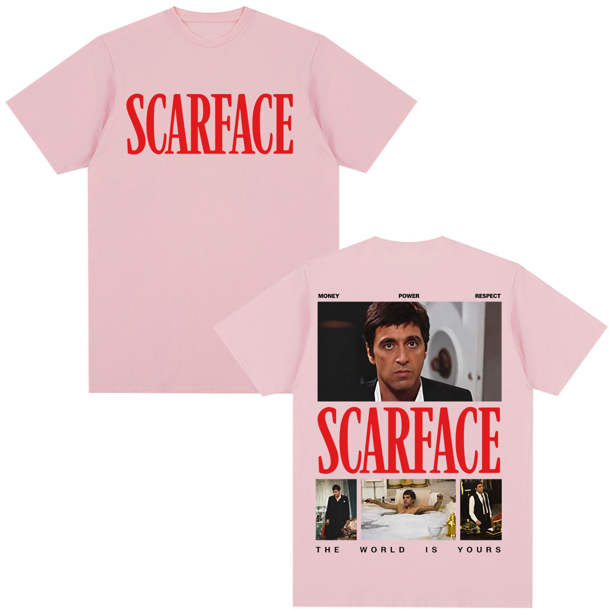 Movie Scarface Tony Montana Al - đánh giá và giá Men'S Tops Fashion