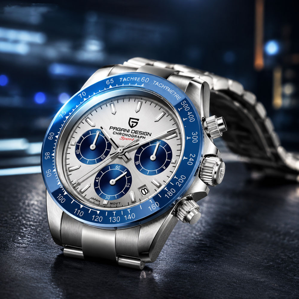 PAGANI DESIGN 40mm Men's Watch - đánh giá và giá Men'S Fashion Round Glasses