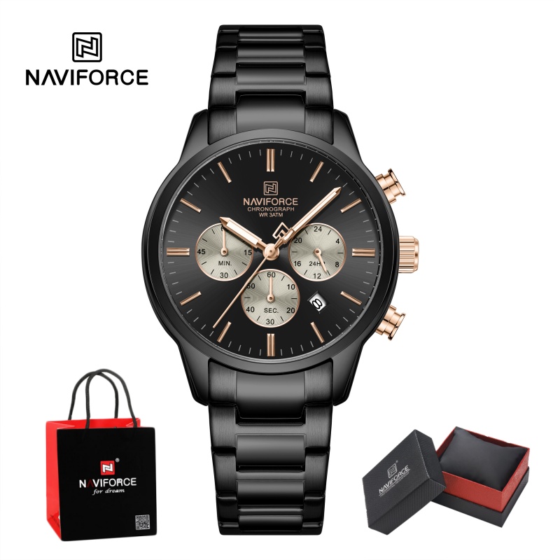 NAVIFORCE Men Quartz Chronogra - đánh giá và giá Men'S Fashion Box