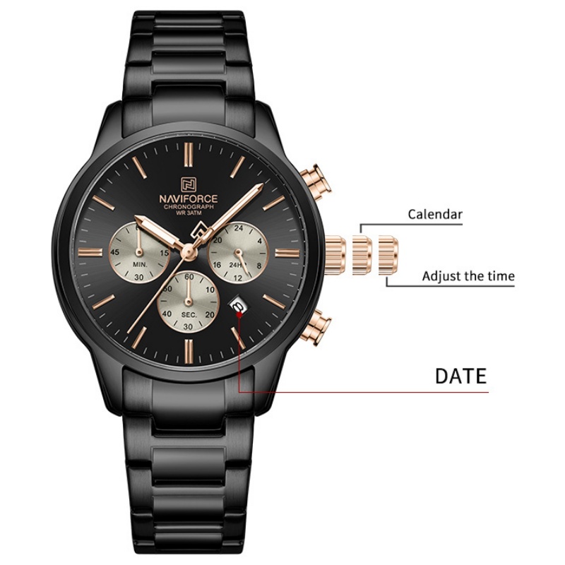 NAVIFORCE Men Quartz Chronogra - đánh giá và giá Men'S Fashion Box