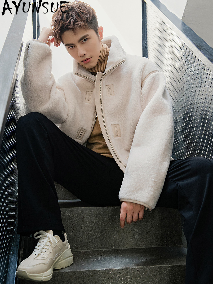 AYUNSUE Natural Merino Sheep S - đánh giá và giá Mens Fashion Winter 2025