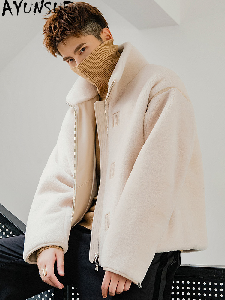 AYUNSUE Natural Merino Sheep S - đánh giá và giá Mens Fashion Winter 2025