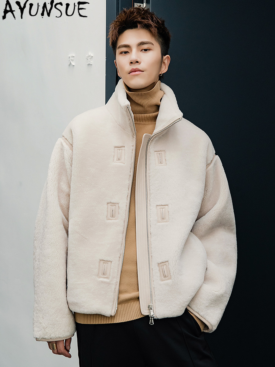 AYUNSUE Natural Merino Sheep S - đánh giá và giá Mens Fashion Winter 2025