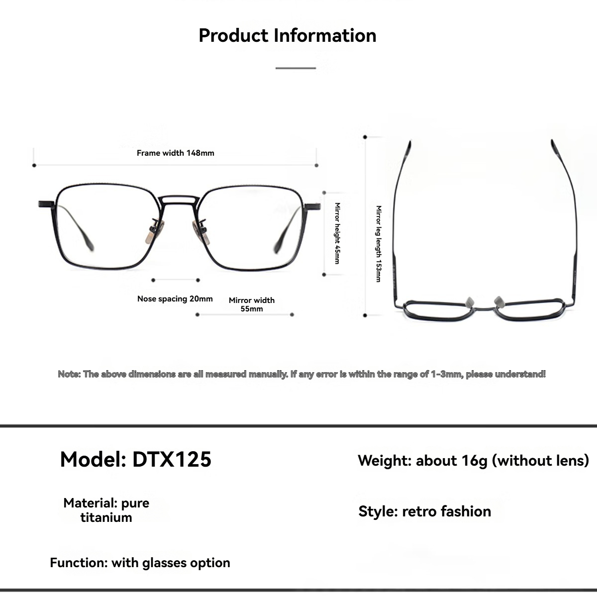 FYTOOMetal Frame Plain Eyeglas - đánh giá và giá Men'S Fashion Non Prescription Glasses