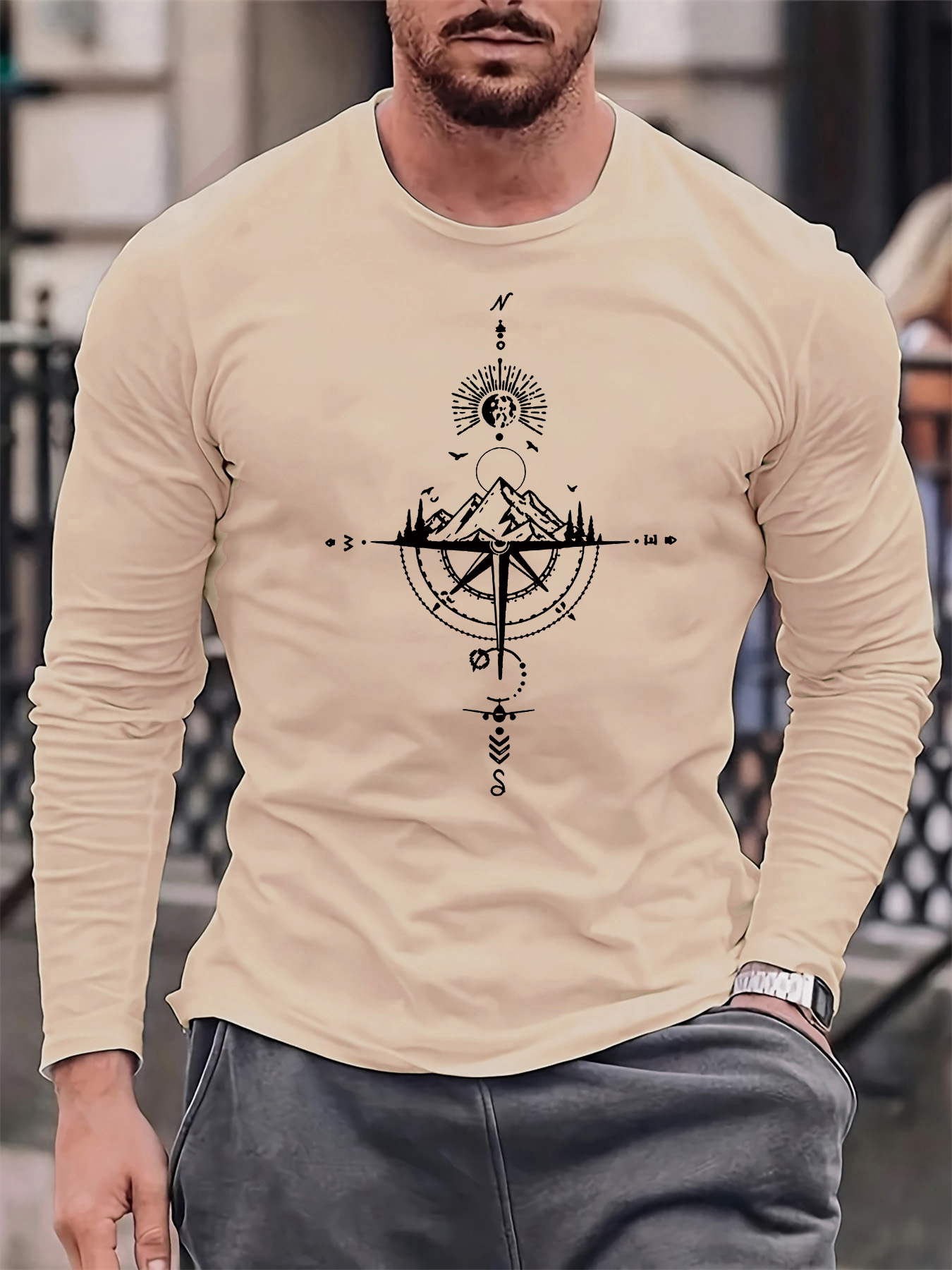 100% pure cotton men's long sl - đánh giá và giá Men Fashion Upper
