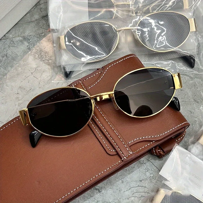 Trendy Oval Sunglasses for Wom - đánh giá và giá Men'S Fashion Round Glasses