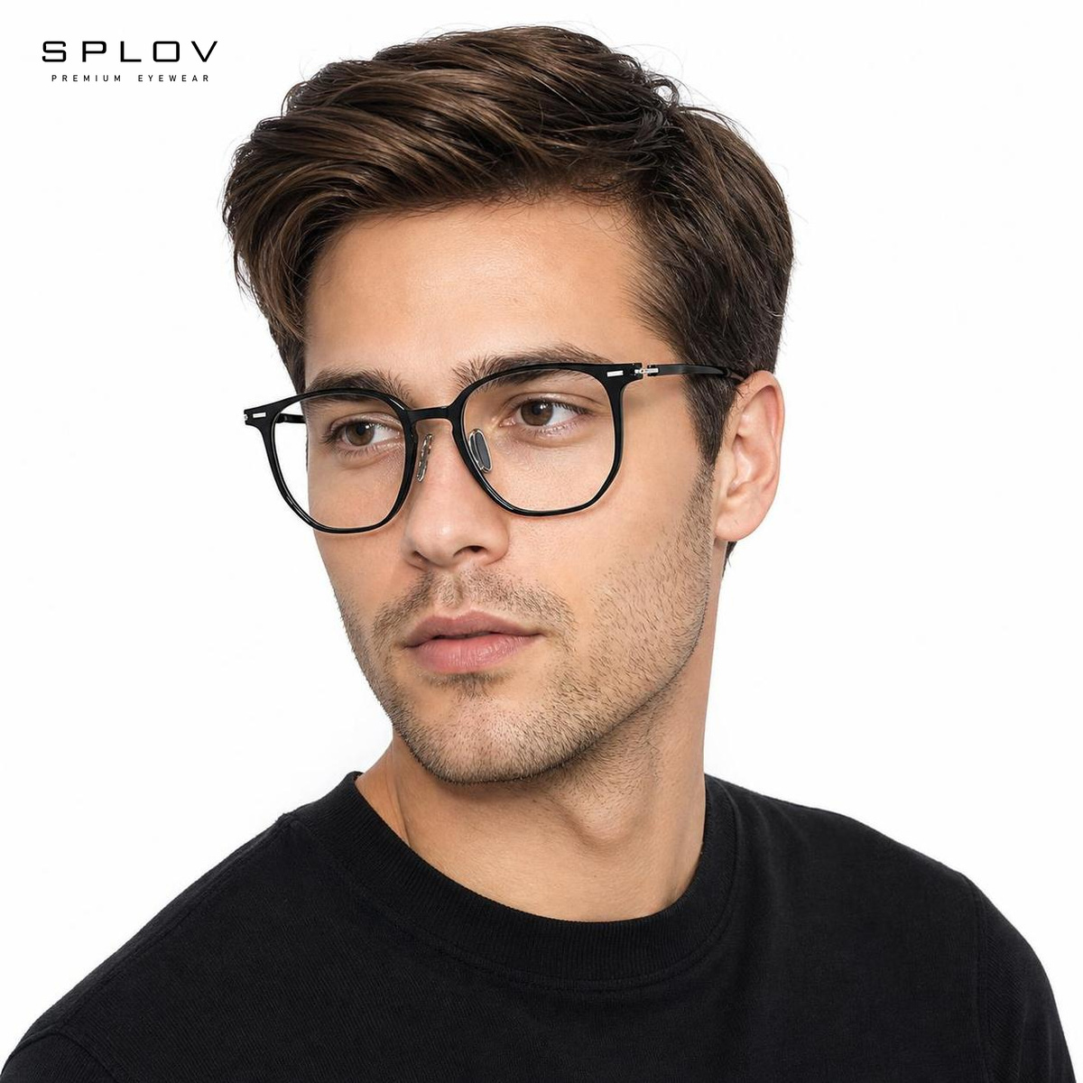 Lightweight Oversize Square TR - đánh giá và giá Men'S Fashion Non Prescription Glasses
