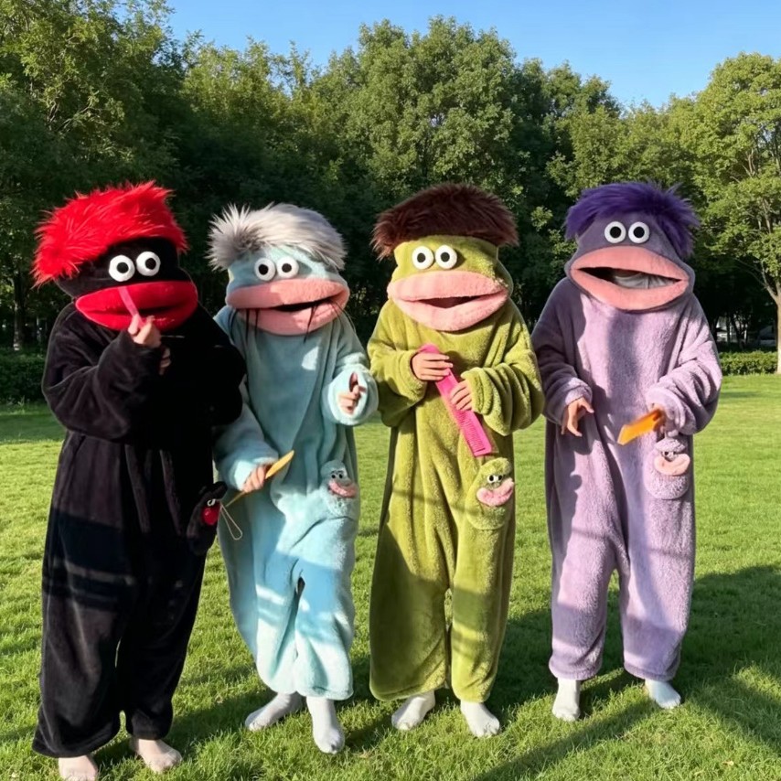 Hot Big Mouth Monster Cute Fun - đánh giá và giá Mens Fashion Jumpsuit