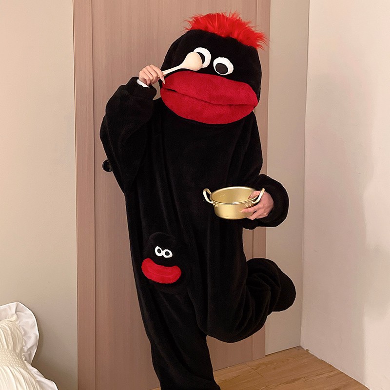 Hot Big Mouth Monster Cute Fun - đánh giá và giá Mens Fashion Jumpsuit