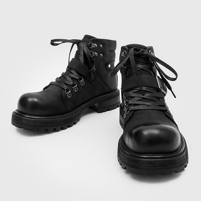 Brand Men Leather Boots Motorc - đánh giá và giá Men'S Fashion Brand