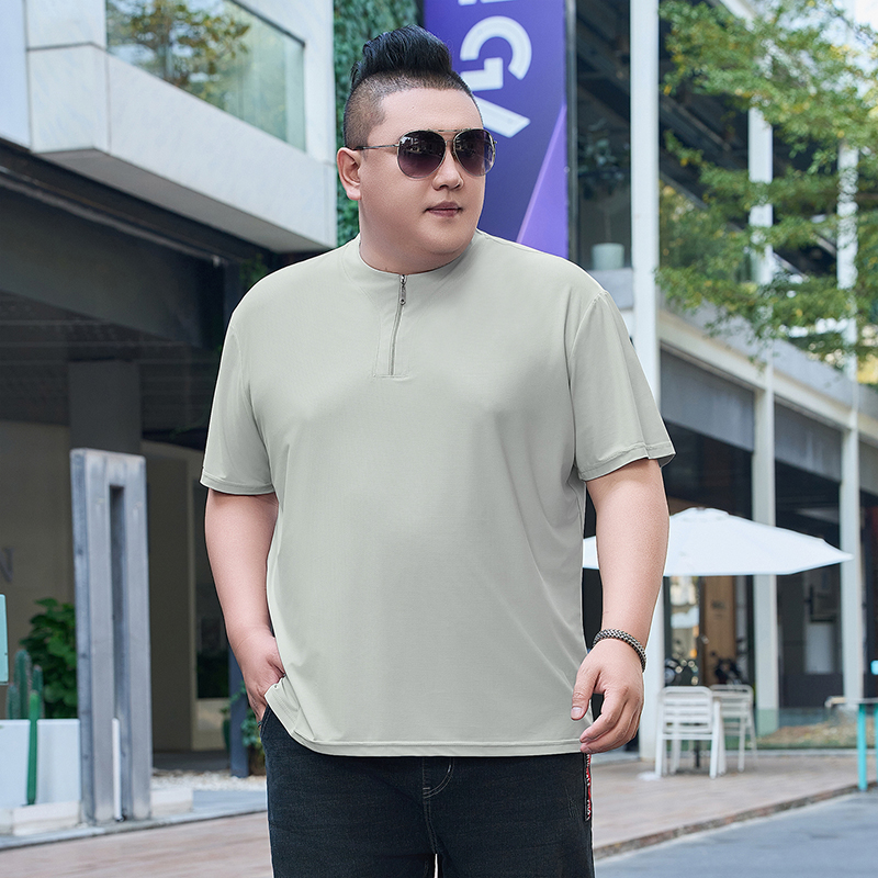 Big Size 9XL Men's Ice Silk He - đánh giá và giá Mens Fashion Zip Up