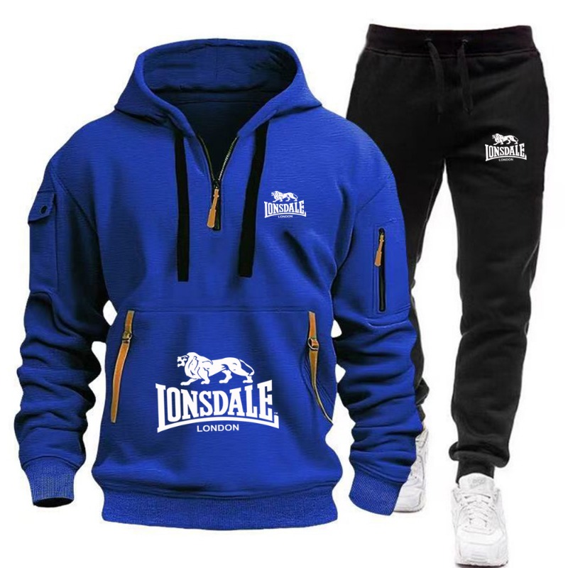 LONSDALE Men's Kangaroo Pocket - đánh giá và giá Mens Fashion Zip Up