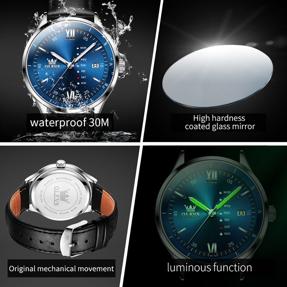 OLEVS 2931 Top Brand Man Watch - đánh giá và giá Men'S Tops Fashion