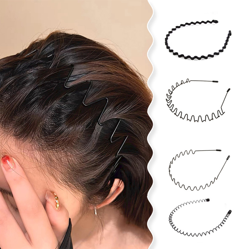 2-5Pcs Wavy Hairband Spring Ha - đánh giá và giá Men Fashion Hair Style