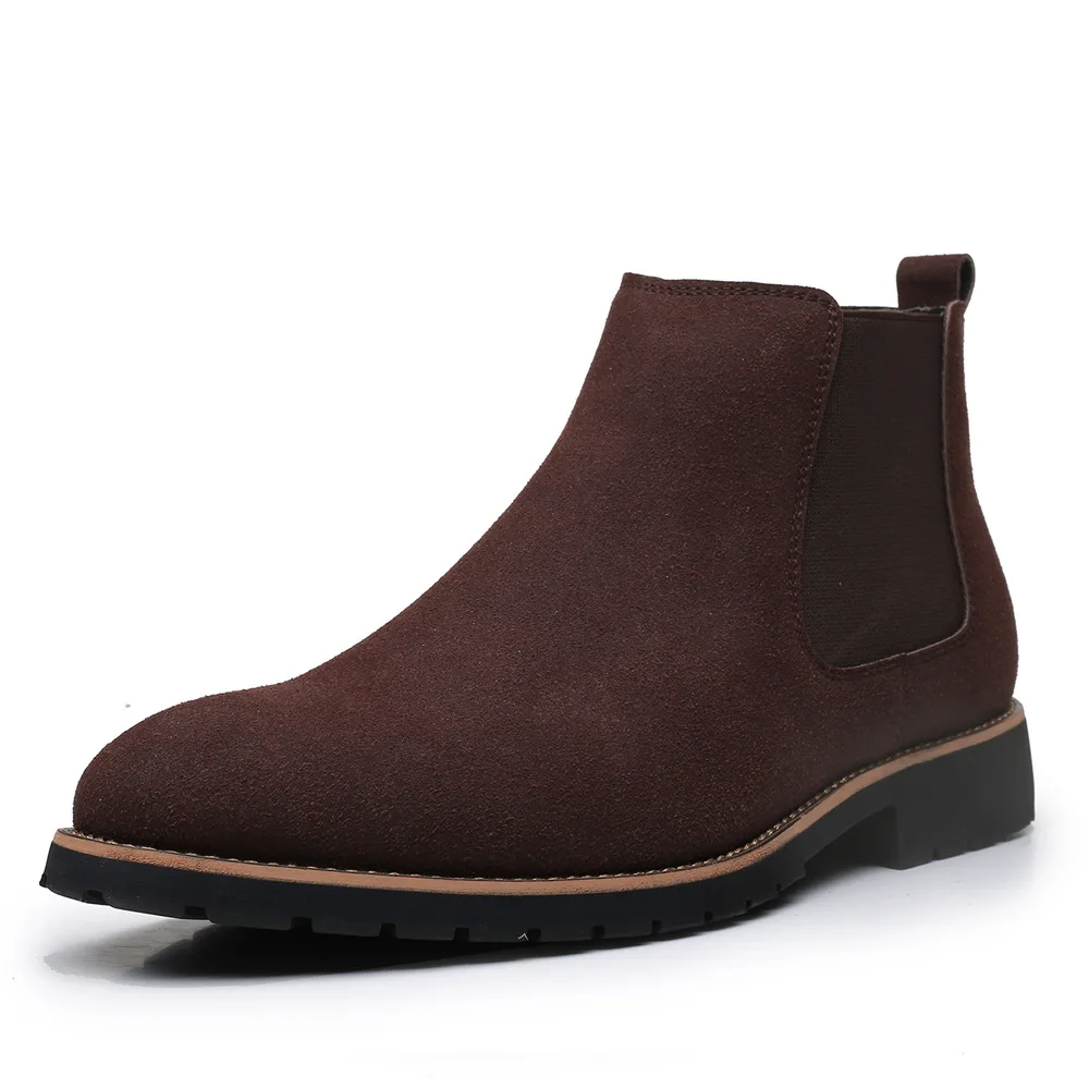 Men Ankle Boots British Style  - đánh giá và giá Mens Fashion Winter 2025