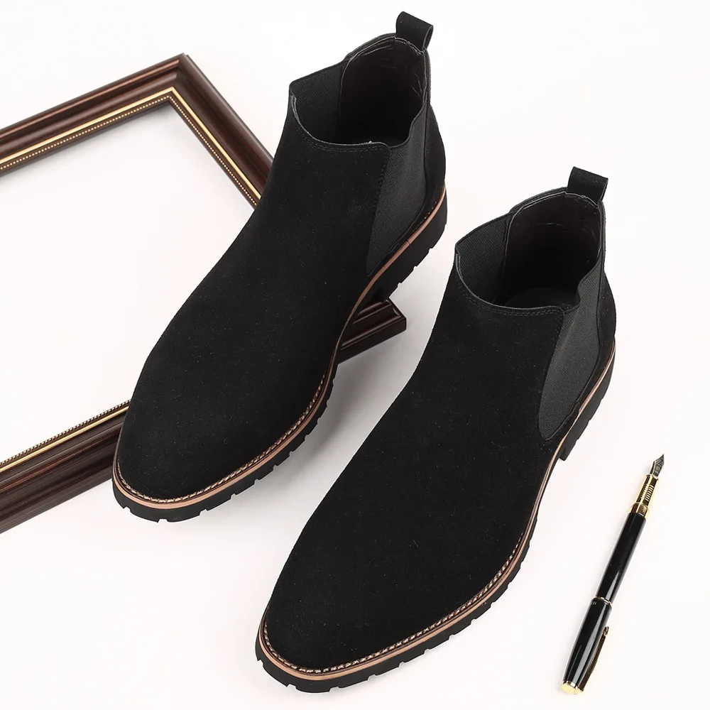 Men Ankle Boots British Style  - đánh giá và giá Mens Fashion Winter 2025