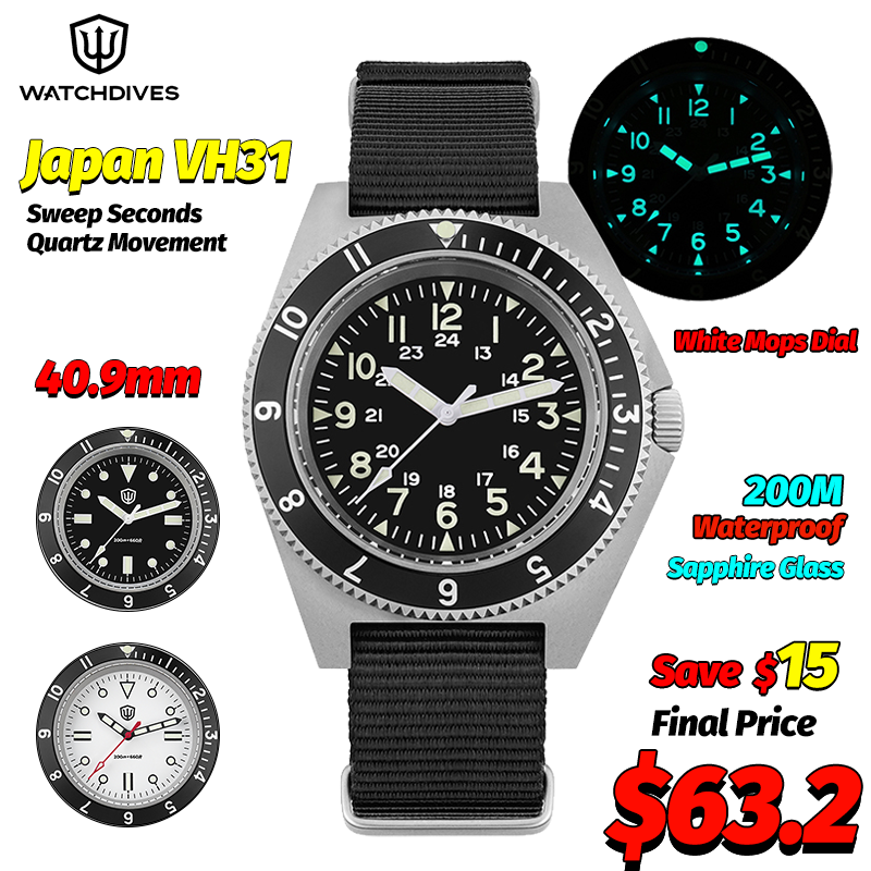 Watchdives WD1972 Quartz Watch - đánh giá và giá Men'S Fashion Box