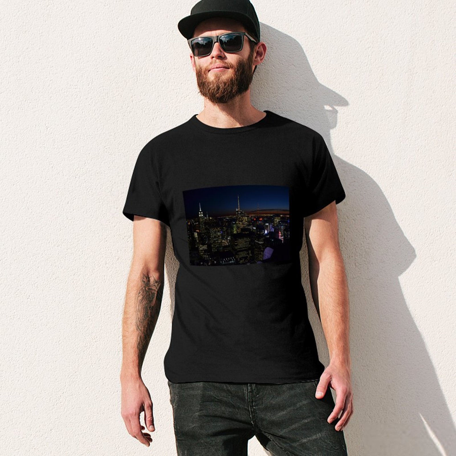 NYC by night T-Shirt Casual Fa - đánh giá và giá Men'S Fashion Nyc