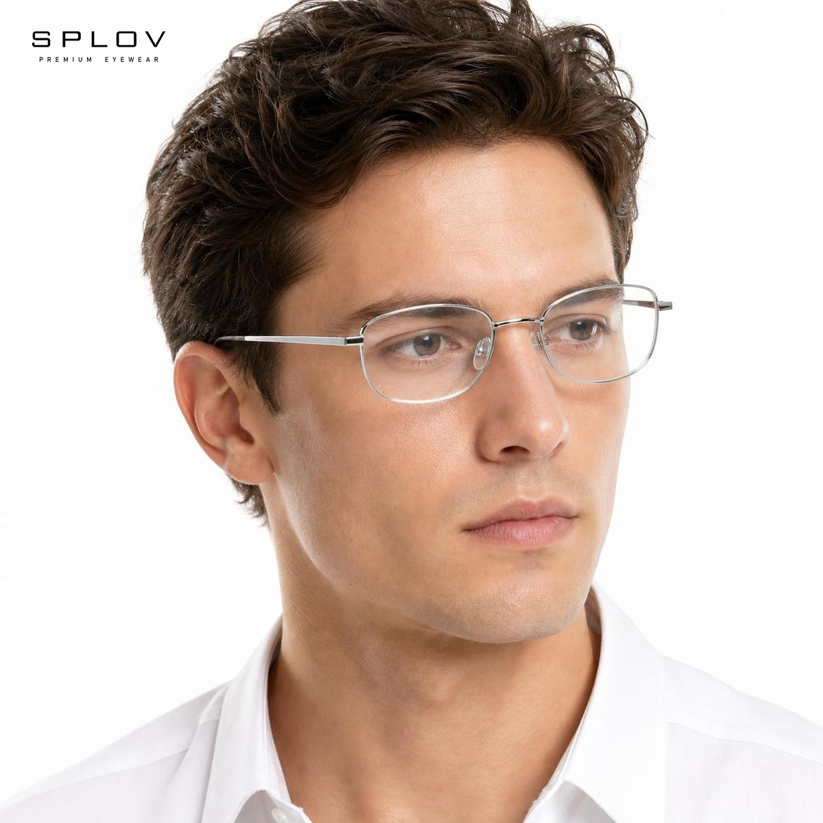 Stylish Light Small Square Met - đánh giá và giá Men'S Fashion Non Prescription Glasses