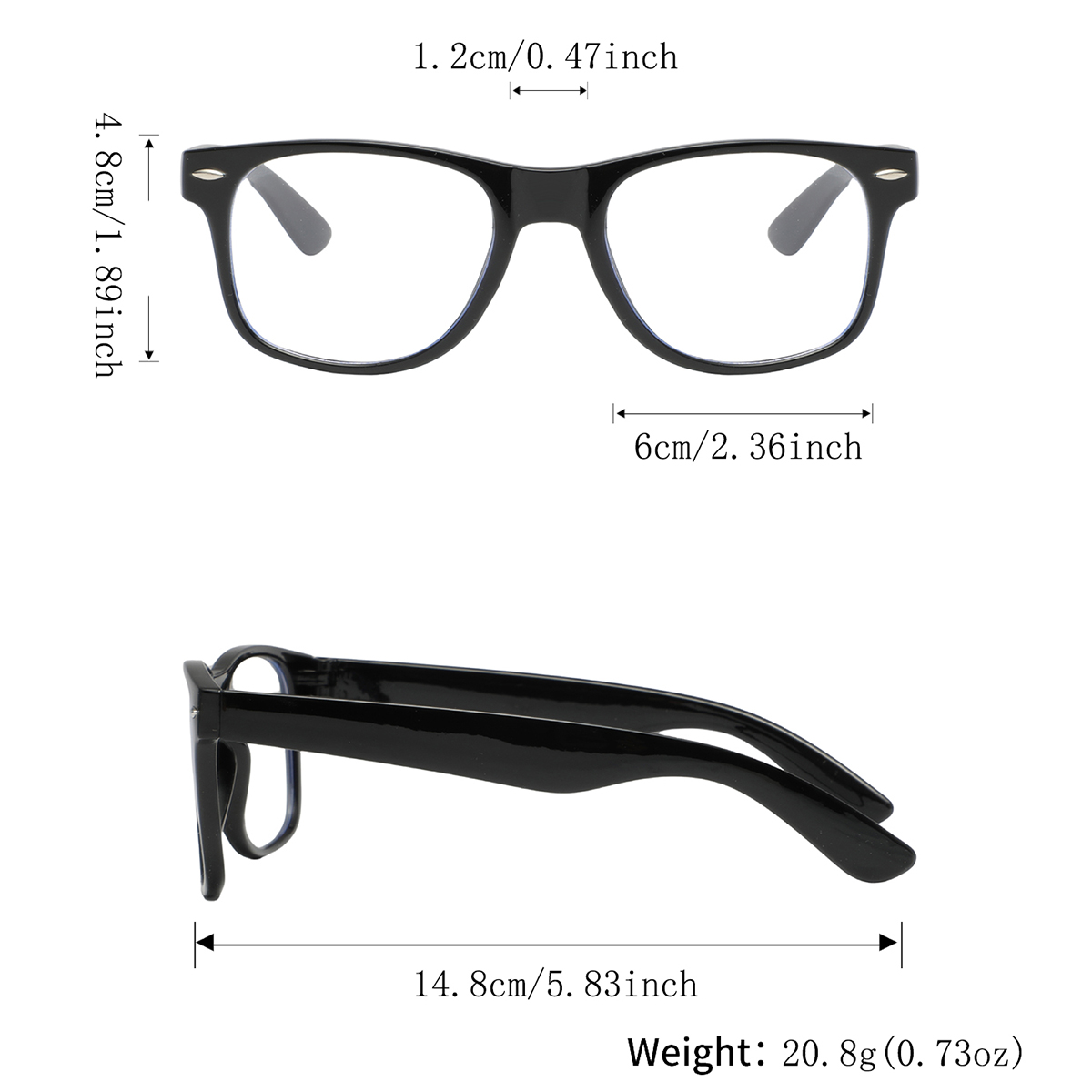 4 Pairs of Men's Metal Square  - đánh giá và giá Men'S Fashion Non Prescription Glasses