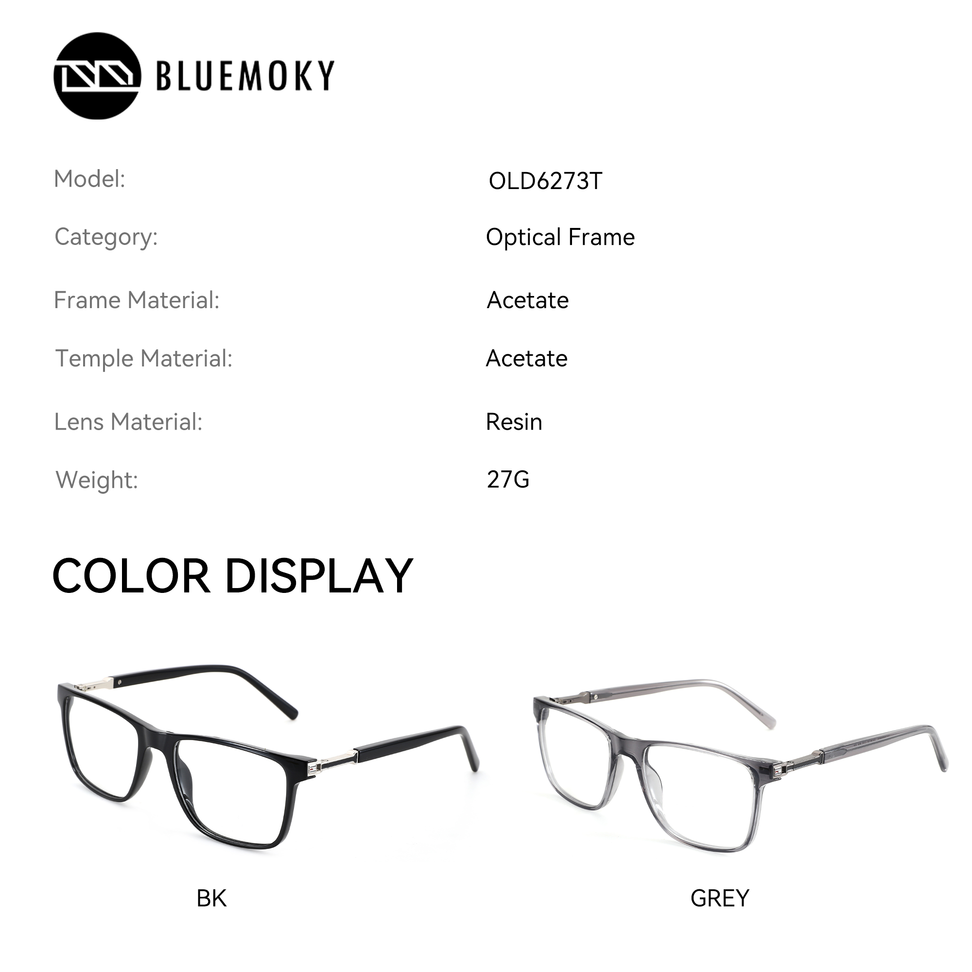BLUEMOKY Fashion Acetate Mens  - đánh giá và giá Men'S Fashion Non Prescription Glasses